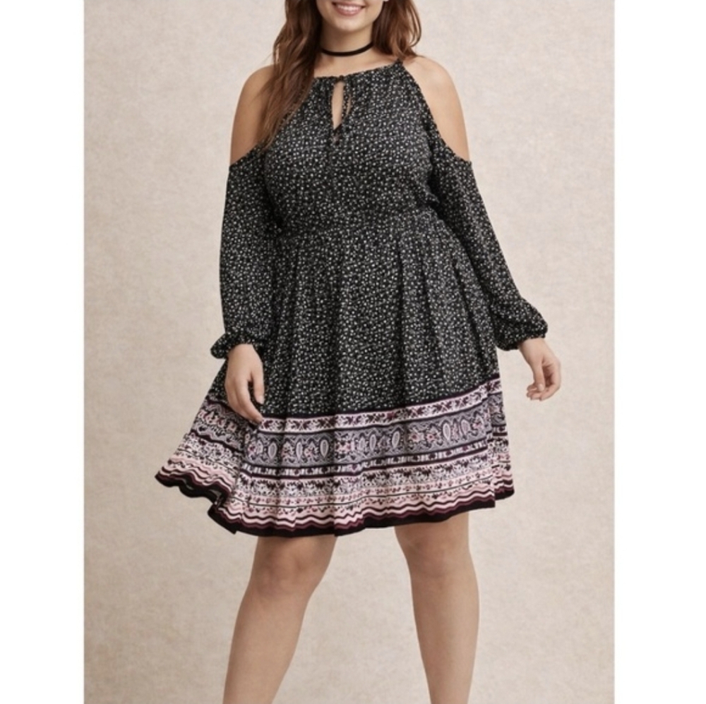 Torrid Cold Shoulder Dress